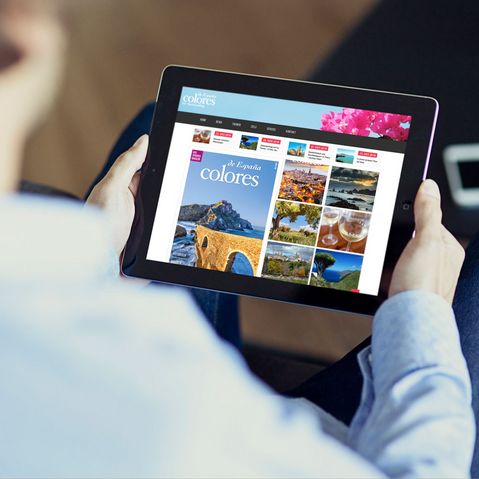 Mockup eMagazin Spanien auf IPad