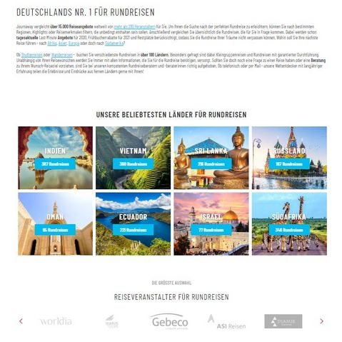 Journaway.jpg Eine Übersticht über die Themen auf der Journaway.de Webseite