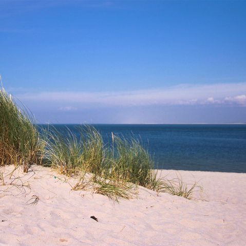Der Sandstrand der Insel Sylt