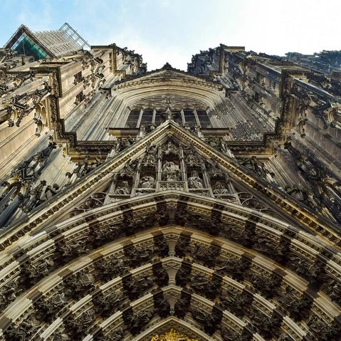 Das Eingangstor vom Kölner Dom