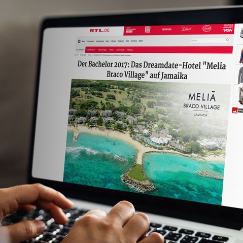 Mockup Hotel in Jamaika bei dem Bachelor