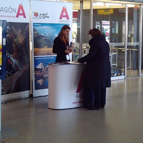 Messestand von der Region Aragón Spanien